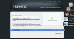 Desktop Screenshot of esentio.eu